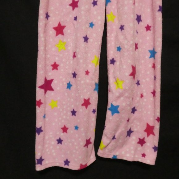 CHILDREN'S PLACE | medium 7/8 | Pink Star Print Fleece Pajama / Loungewear Pants - Picture 7 of 16